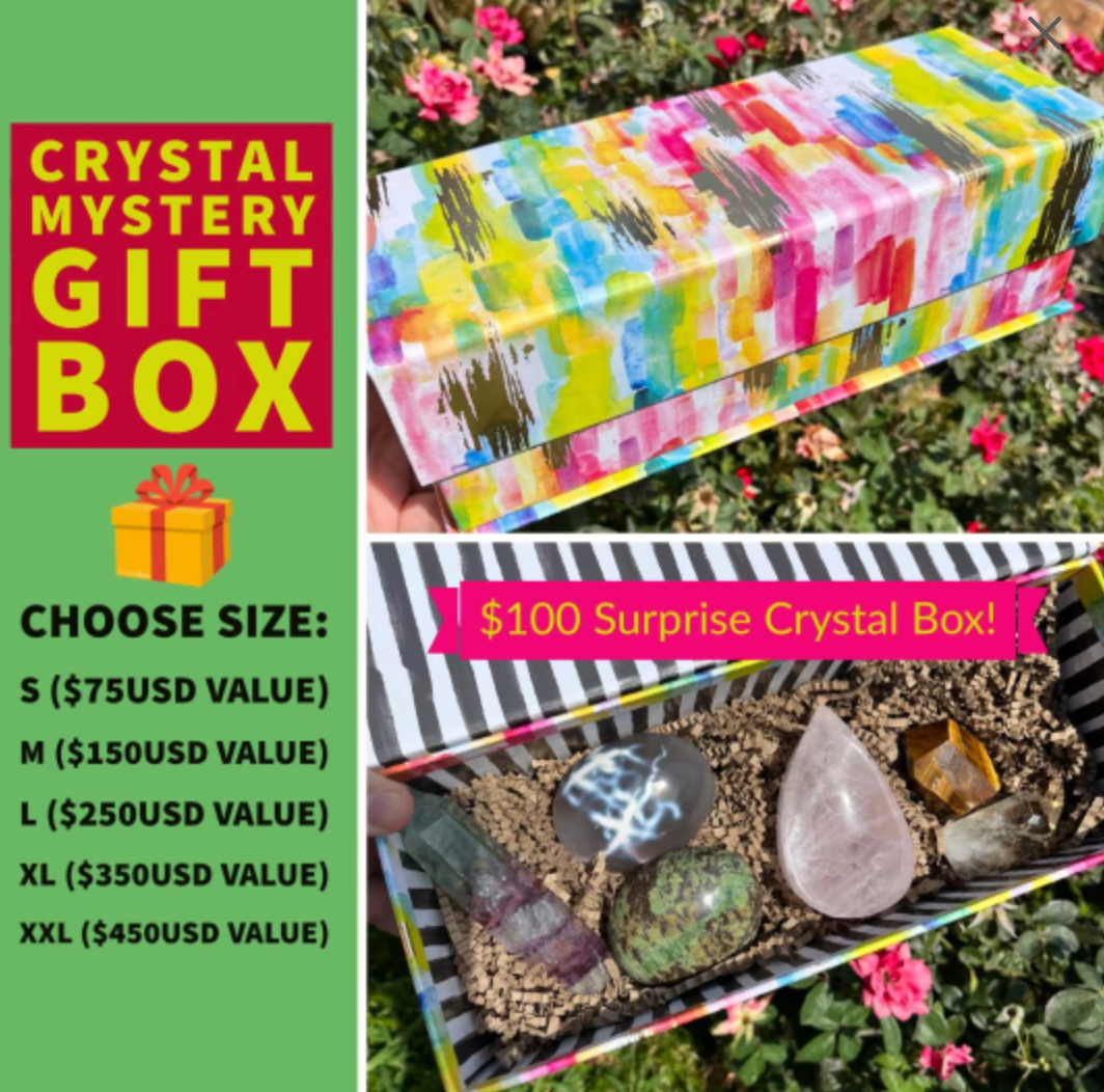 Crystal Confetti, Gifts, Mystery Boxes, Etc
