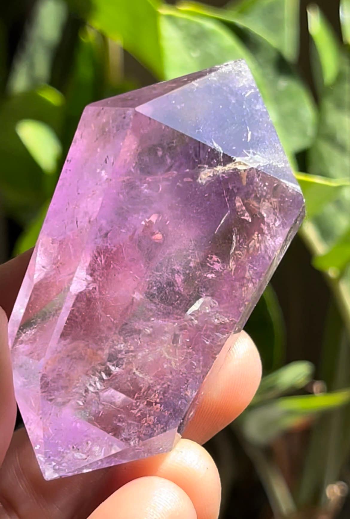 Rainbows! AA+ Gem Grade Clear Amethyst DT Crystal Point Tower  Natural Polished Minerals Crystals ~ Crystal Gem