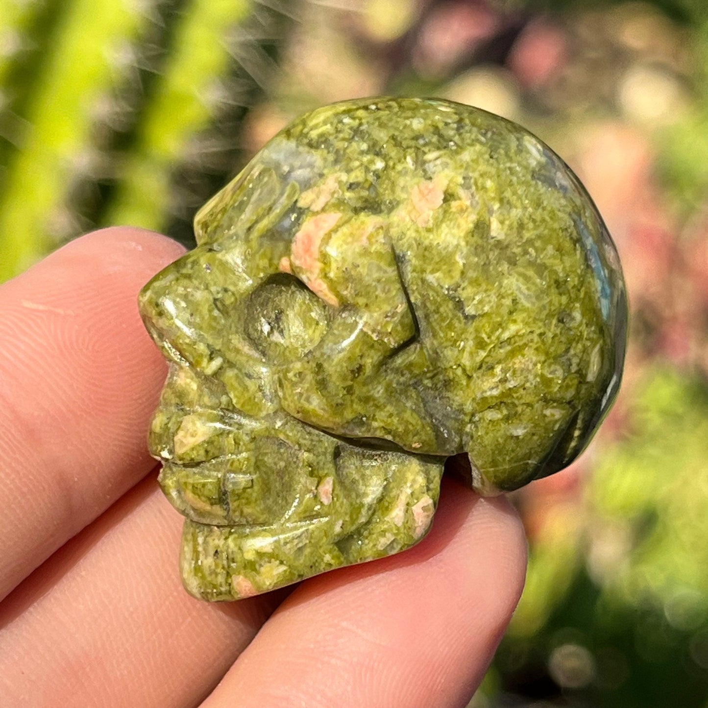 2” Crystal Mini Skull Polished Natural Carved Stone Carved Minerals ~ Human Skull Art Carving Skulls