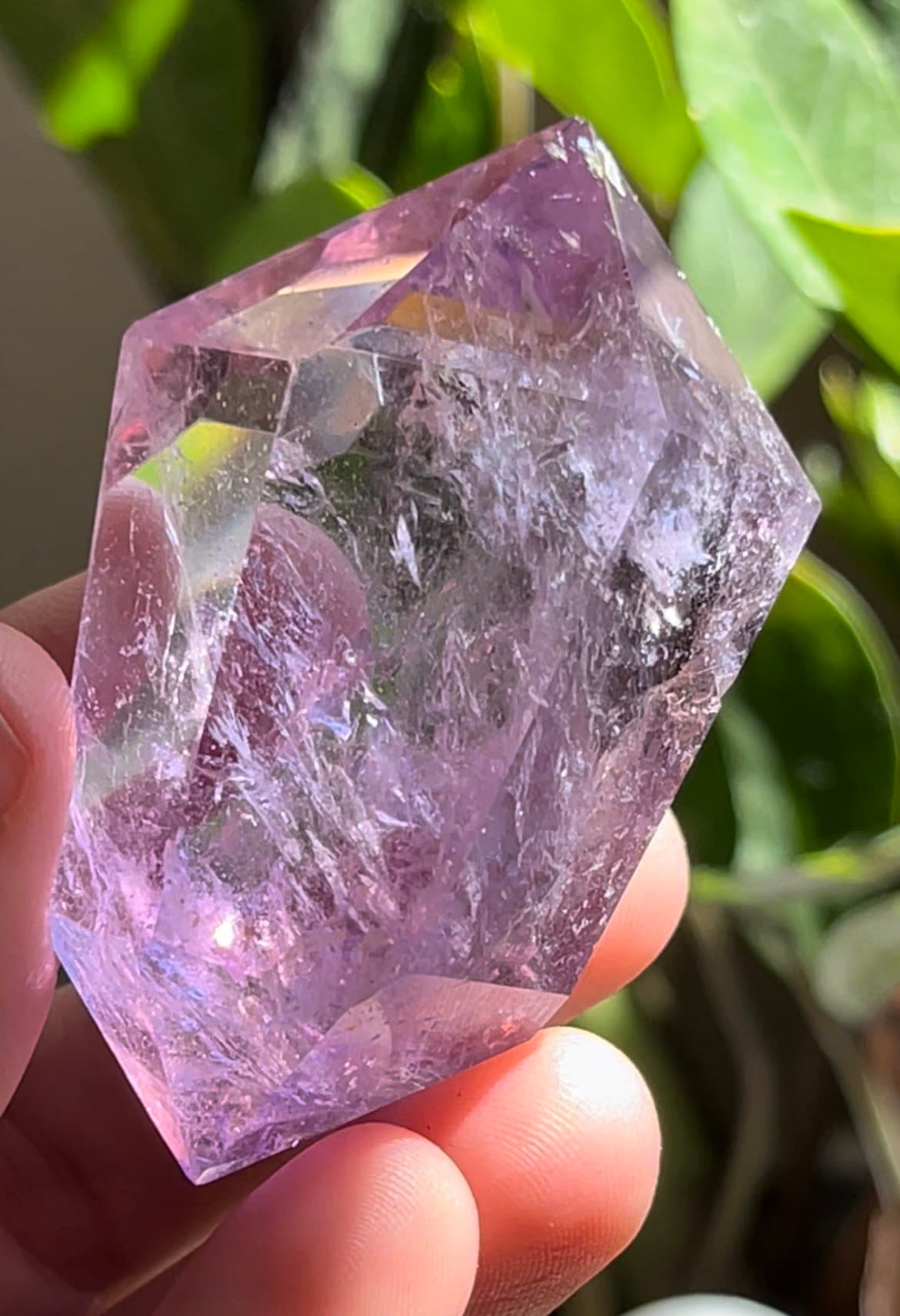 Rainbows! AA+ Gem Grade Clear Amethyst DT Crystal Point Tower  Natural Polished Minerals Crystals ~ Crystal Gem