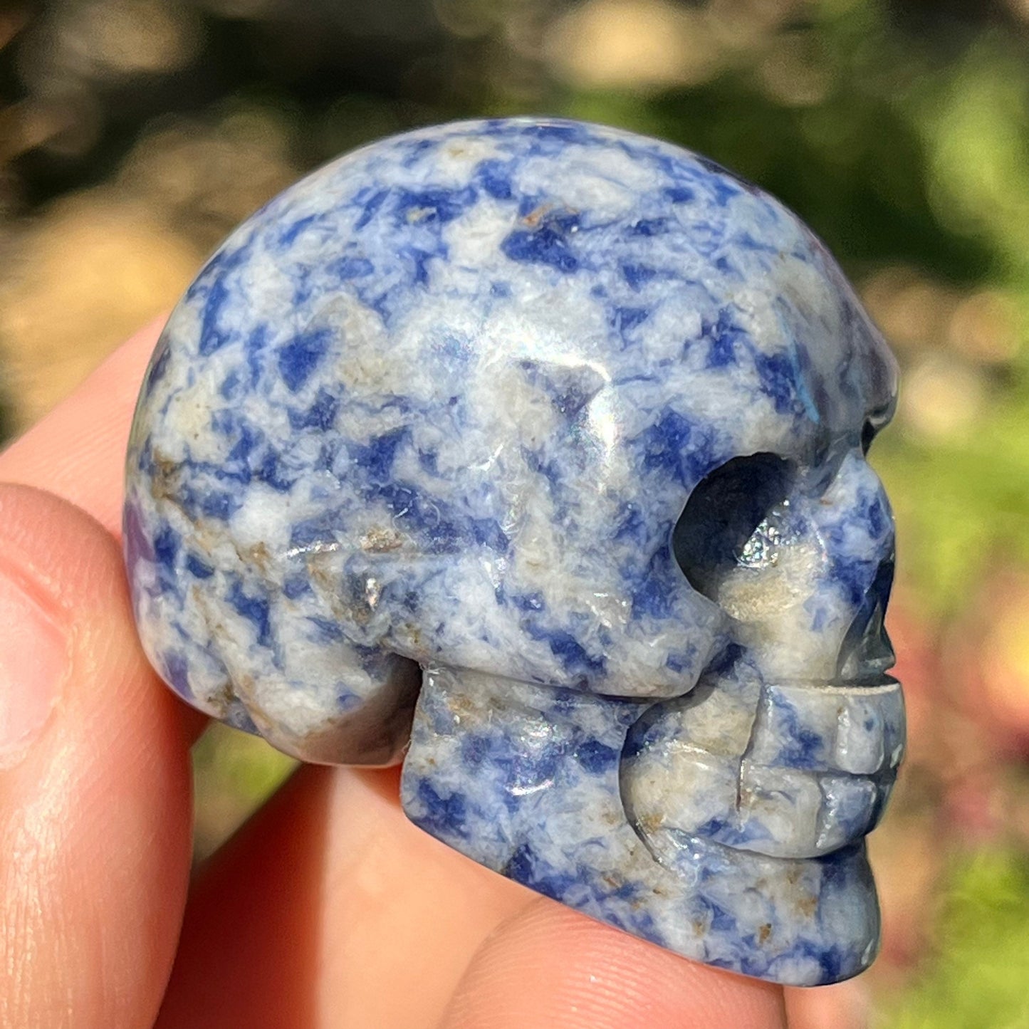 2” Crystal Mini Skull Polished Natural Carved Stone Carved Minerals ~ Human Skull Art Carving Skulls