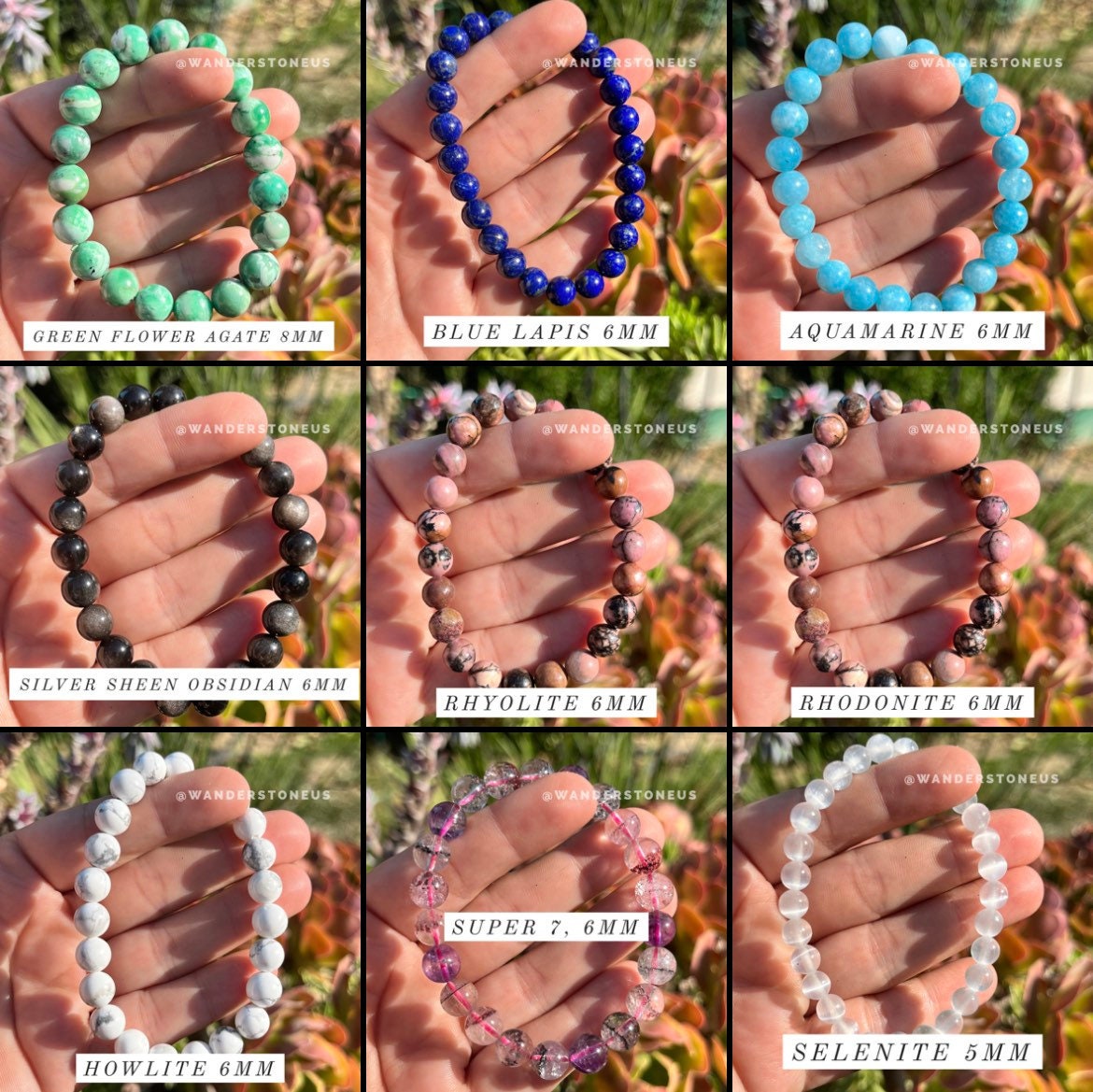 Ocean Dreams Crystal Bracelet | Genuine Larimar Beaded Bracelet | Natural Stone Crystal Bracelets | Citrine Bracelet