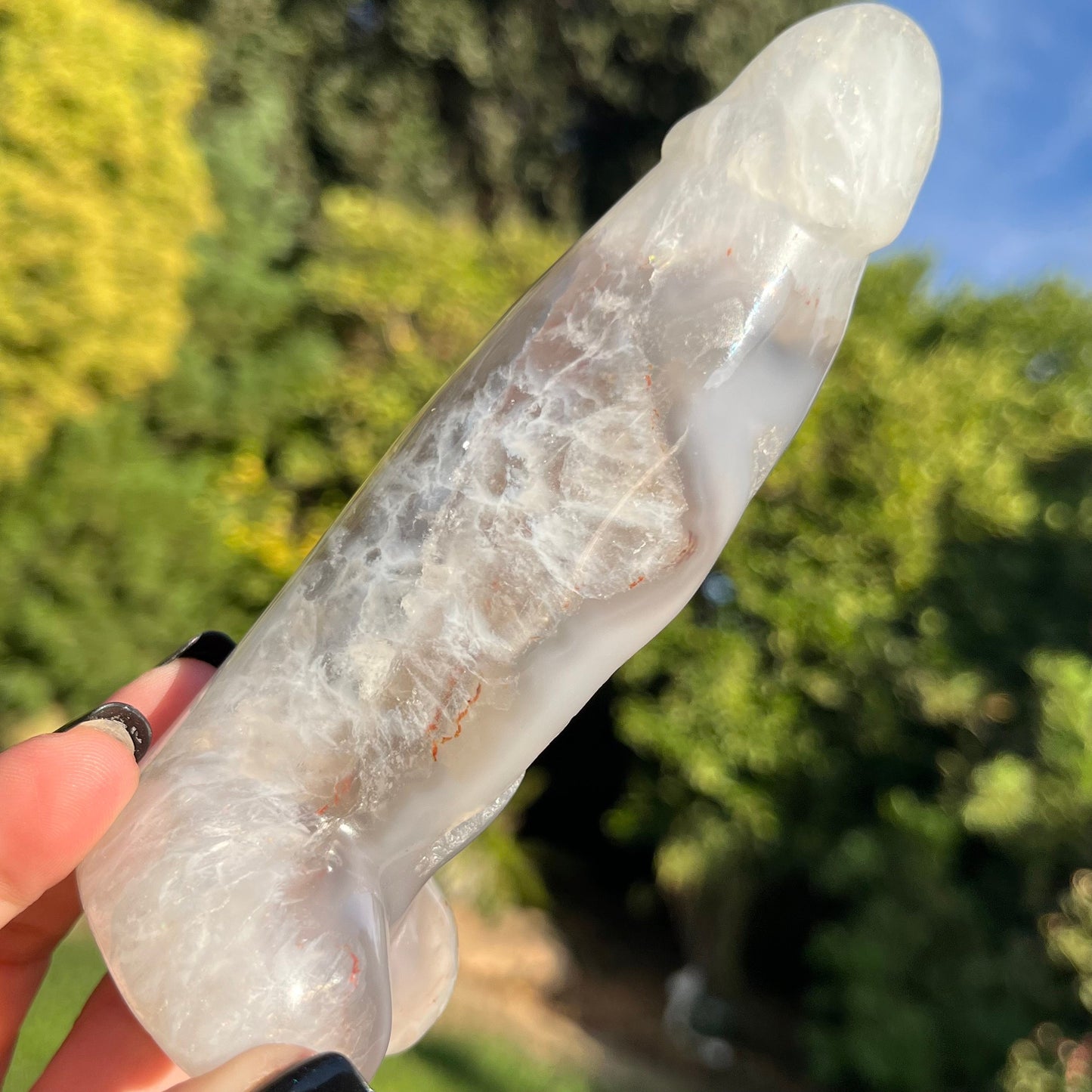 Druzy Agate Peen |  Agate Peen Crystal | Crystal Peen | Penis Art | Penis Crystal