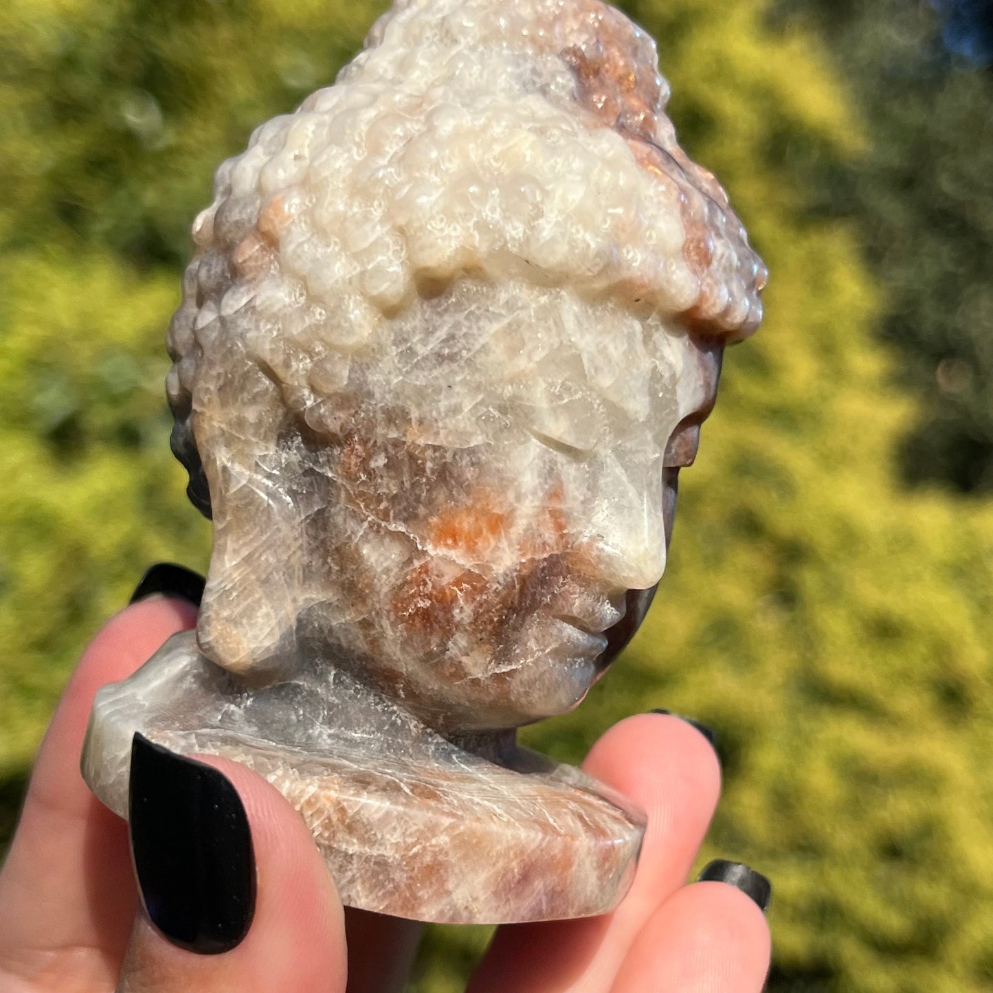 Moonstone Sunstone Buddha Crystal | Moonstone Buddha | Buddha Crystal | Buddha Figurine